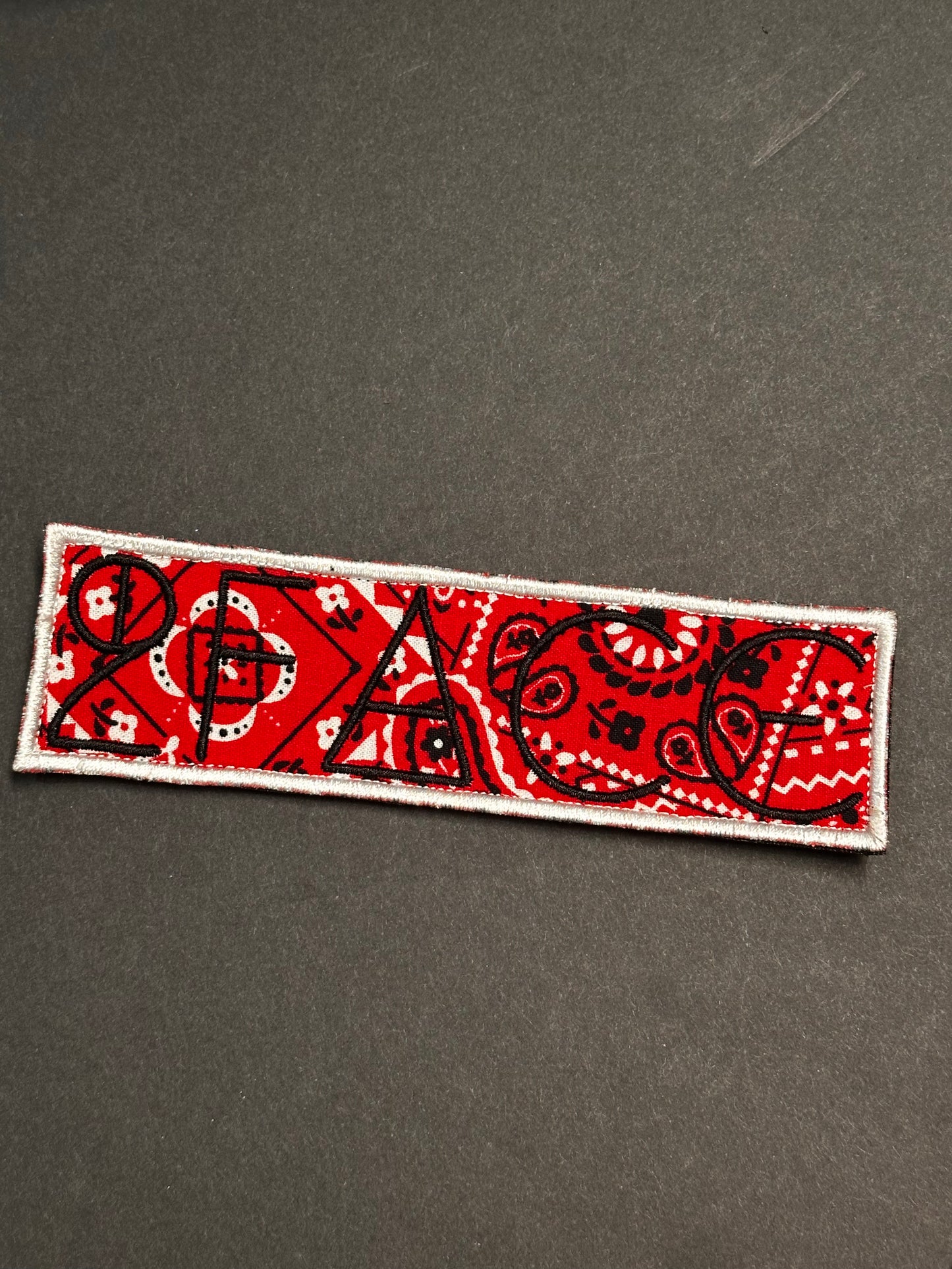 2Face Tab | Red paisley